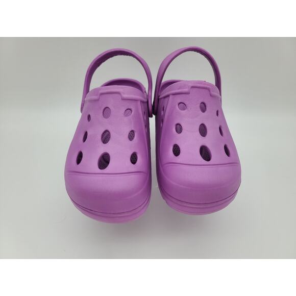 Crane Womens Shoes Classic Clogs Slip On Size 7/8 Lavender Pool Garden - Picture 4 of 7